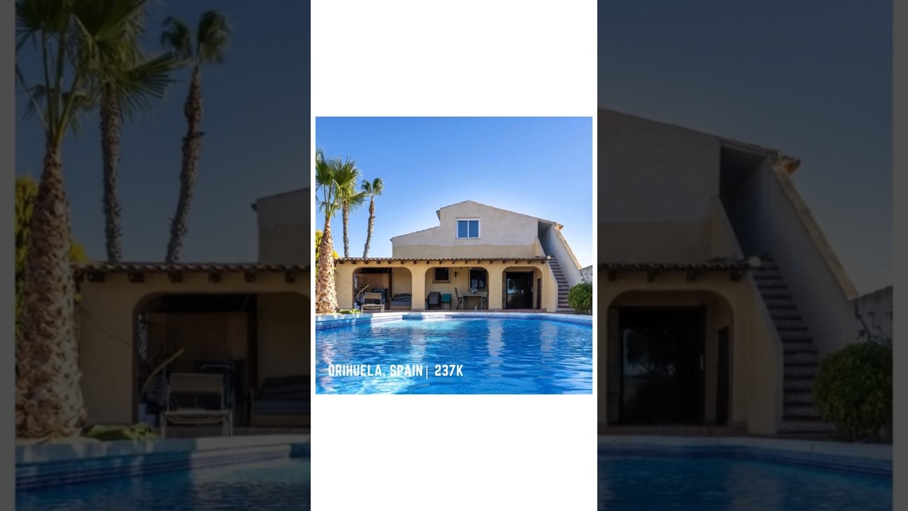 For sale: Charming villa with pool in Orihuela #spain  #cheaphouses #realestate