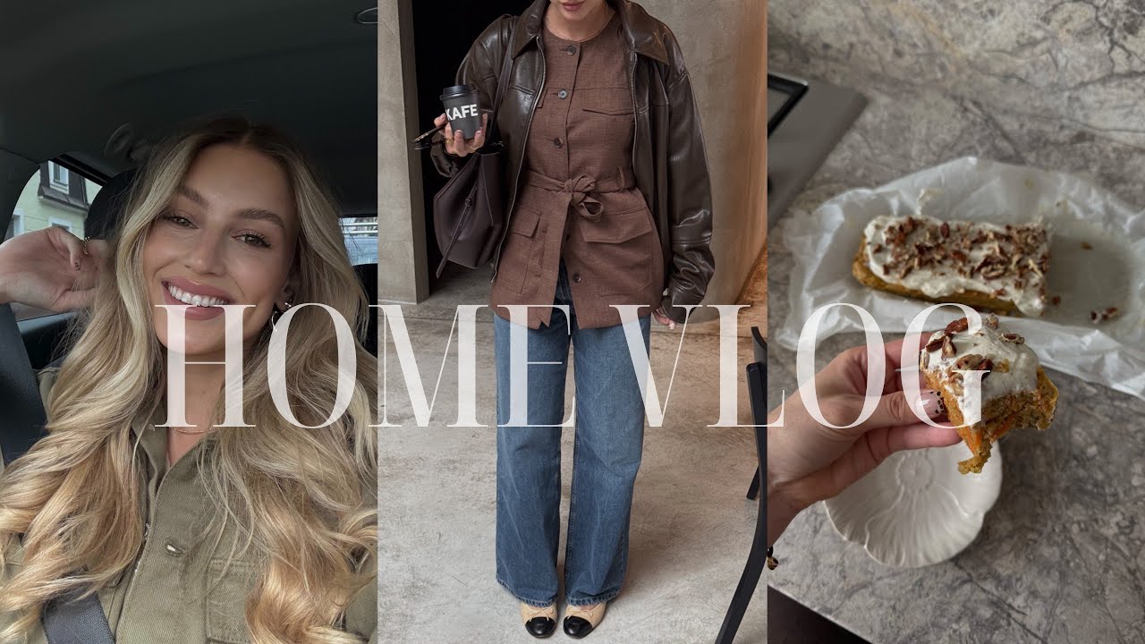 HOME VLOG, vypadané vlasy, povídání, mrkvový chlebík 🥕, moje kabelky 👜, unboxing