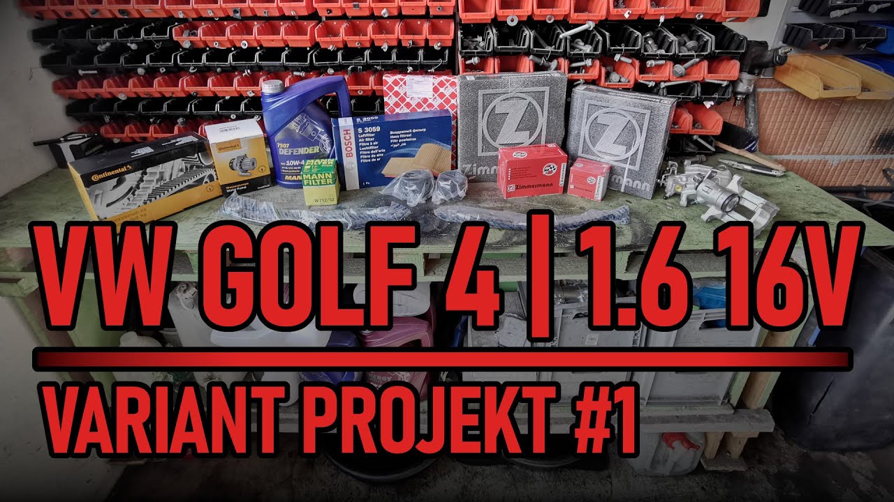 VW Golf 4 1.6 16V | Das Variant Projekt - Es geht los ... wir fangen an! [201] Teil 1/6 👨‍🔧