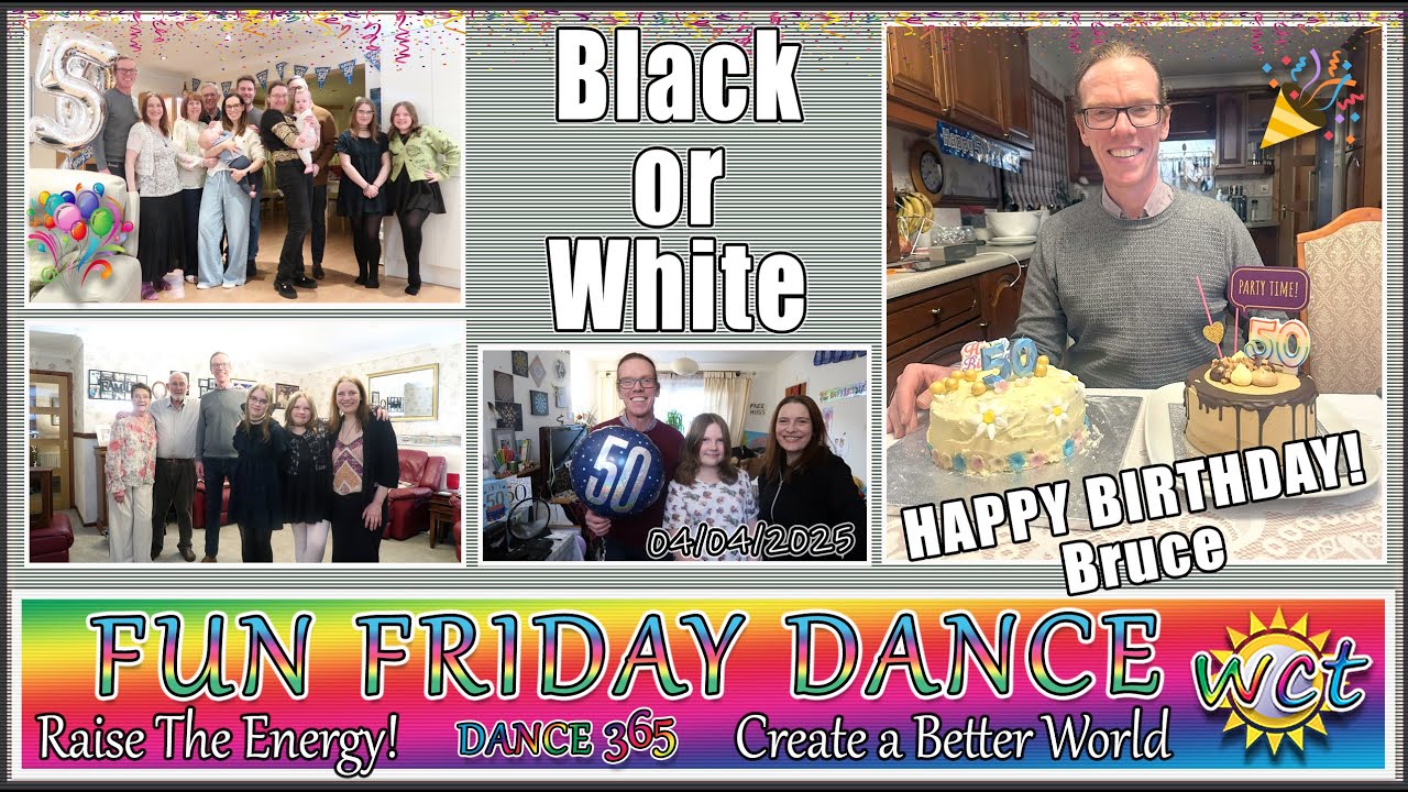 HAPPY BIRTHDAY BRUCE! BLACK & WHITE