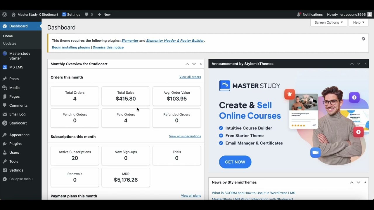 Empower Your Online Courses: Master Study and Studiocart Integration Tutorial