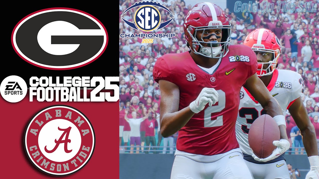 Georgia vs Alabama | SEC Championship | College Football 26 PS5 Gameplay