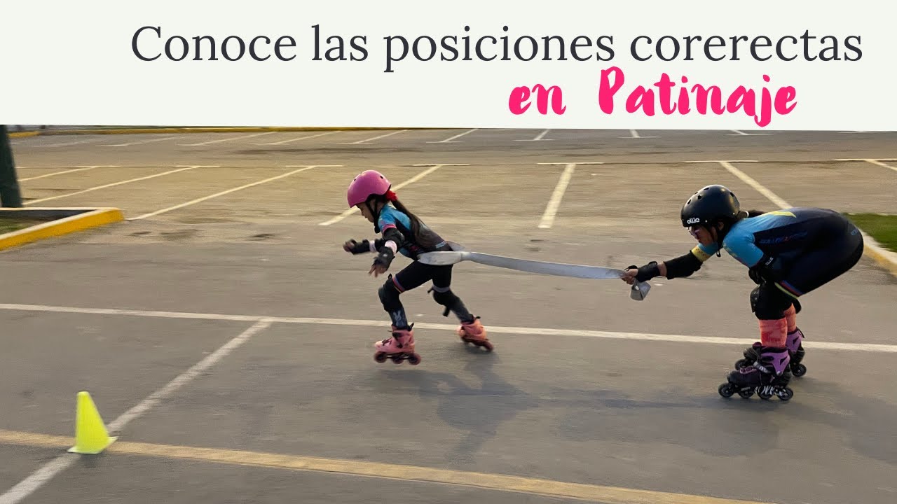 Cómo mejorar las posiciones para patinar correctamente / Patinaje de Velocidad /Patinaje para niños