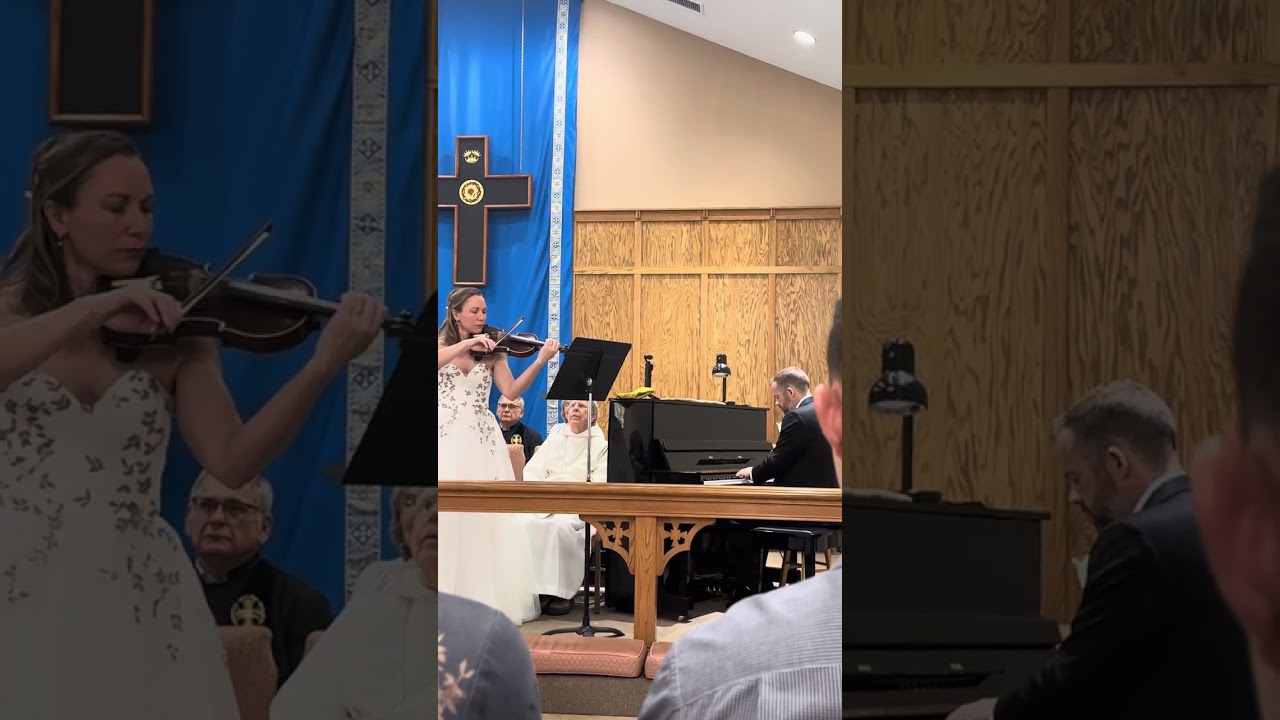 Brian Crain&rsquo;s &ldquo;Italian summer&rdquo; played by my wife and I.          #violin #piano