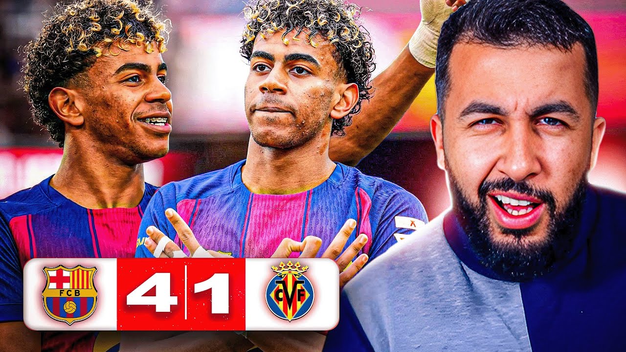 LAMINE, I AM SPEECHLESS.. | BARCELONA 4-1 VILLARREAL REACTION! 