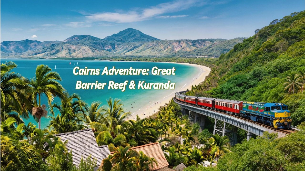 Cairns Travel Vlog 2026 | Great Barrier Reef & Kuranda Scenic Railway First Time Experience