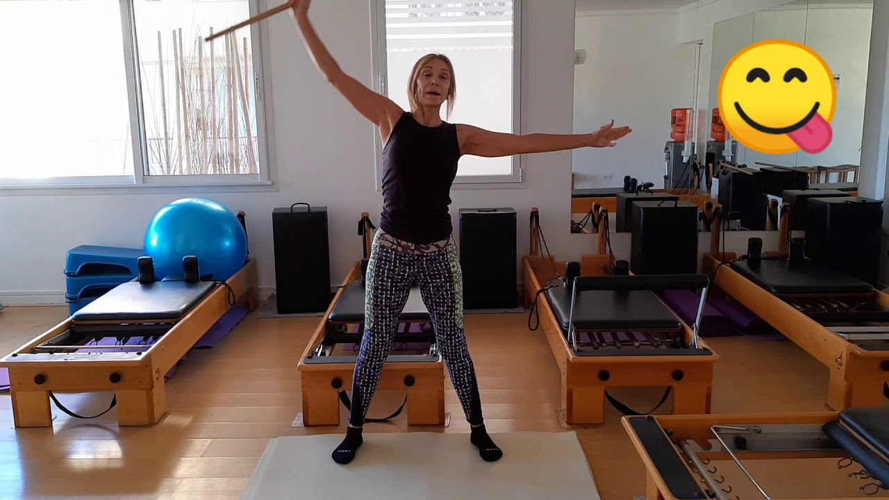 Flexibilizar con bastón Sandra Guerrico