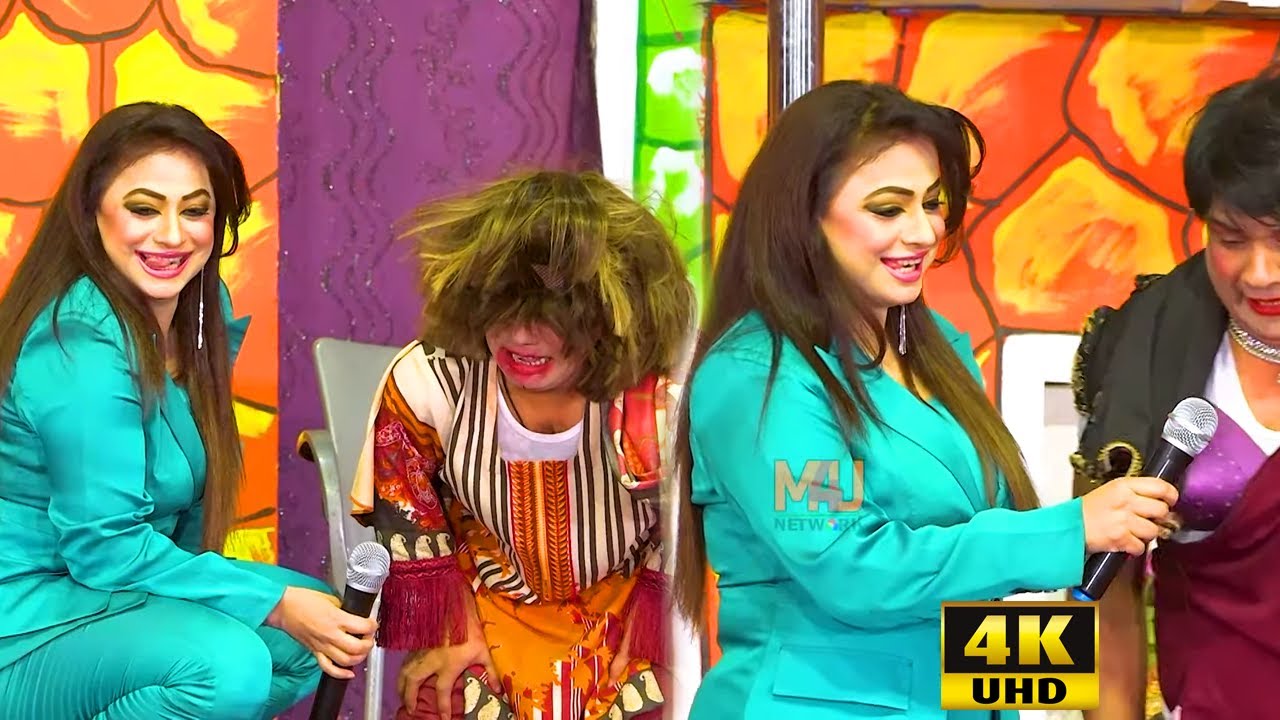 Nida Choudhary and Vicky Kodu | Imran Shoki | New Punjabi Stage Drama 2022 | Comedy Clip 2022