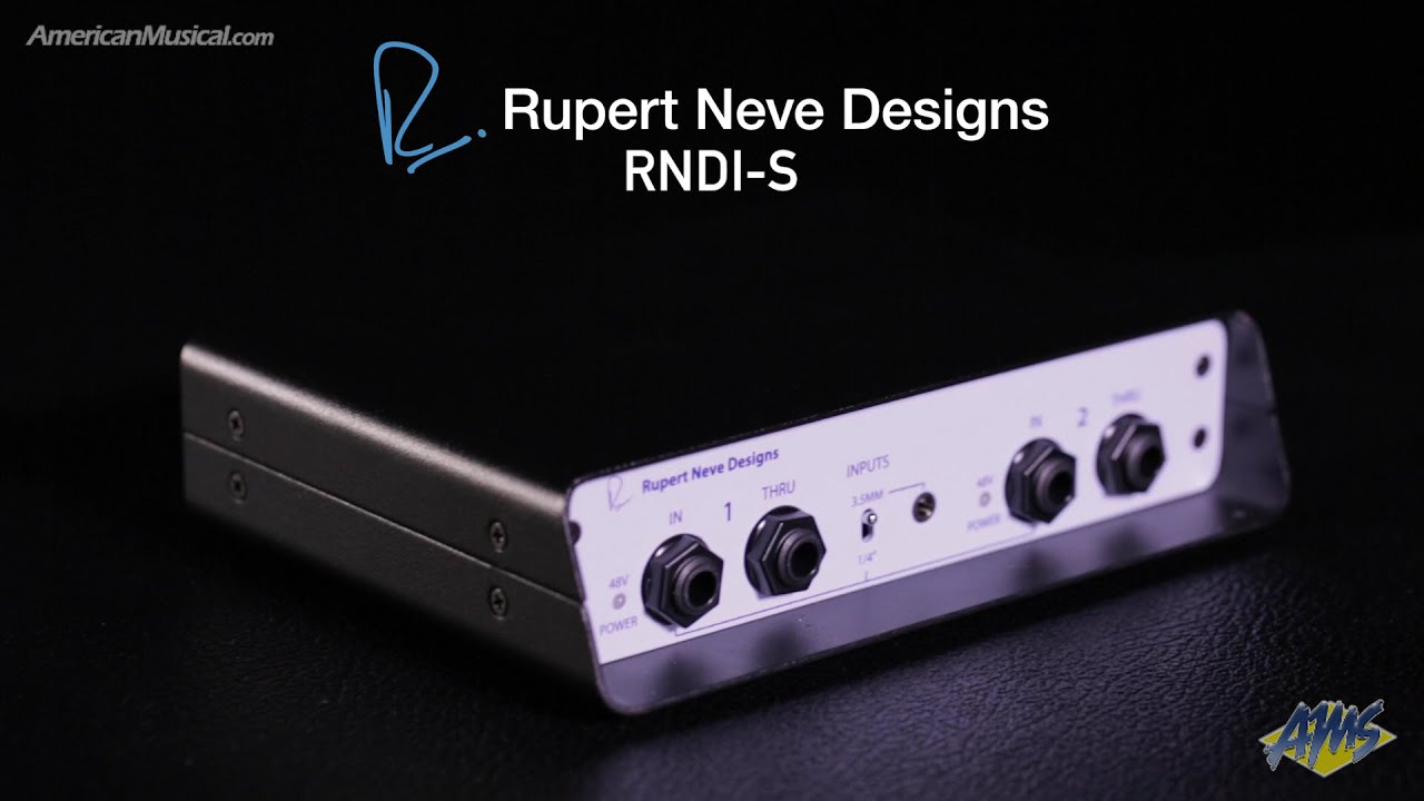 Rupert Neve Designs RNDI-S Direct Box - AmericanMusical.com