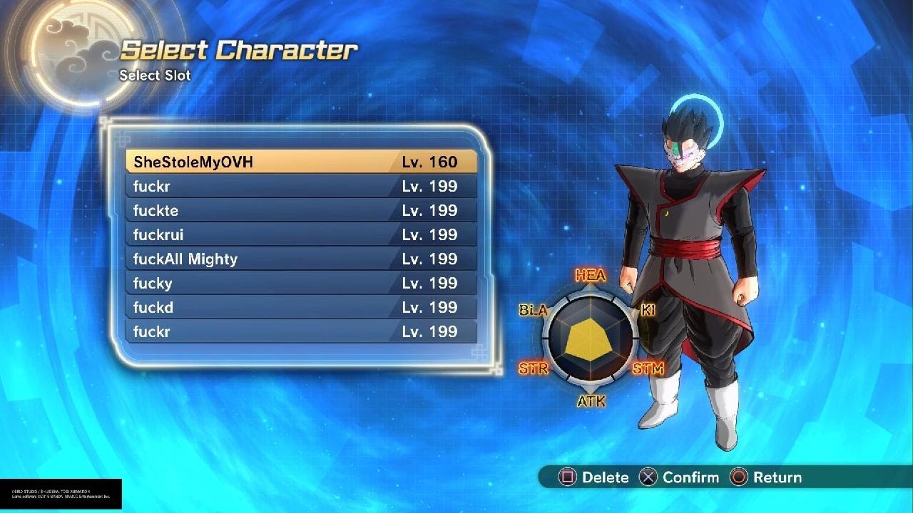 Xenoverse 2 Modded save Best 199 Modded cac