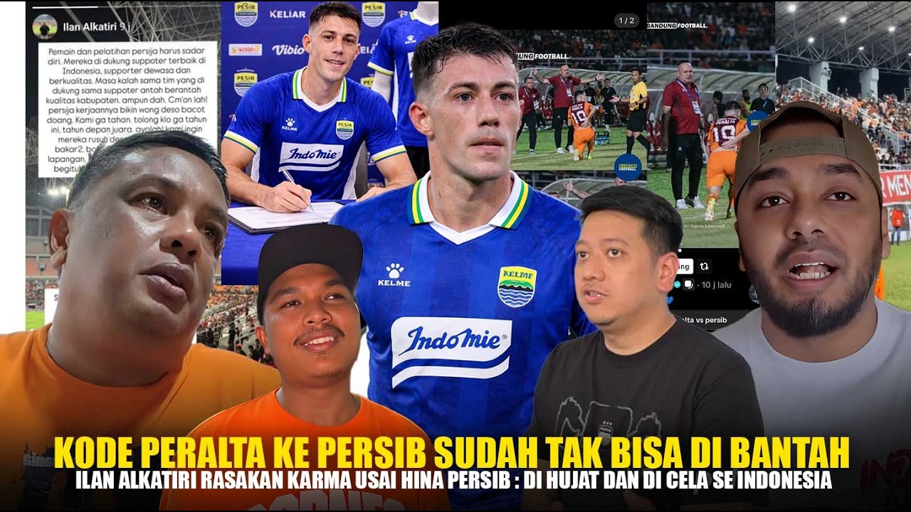 Bocor!! Kode Pusamania Kirim Peralta Ke Bandung, Ilan Alkatiri Kena Karma usai Berani Hina Bobotoh