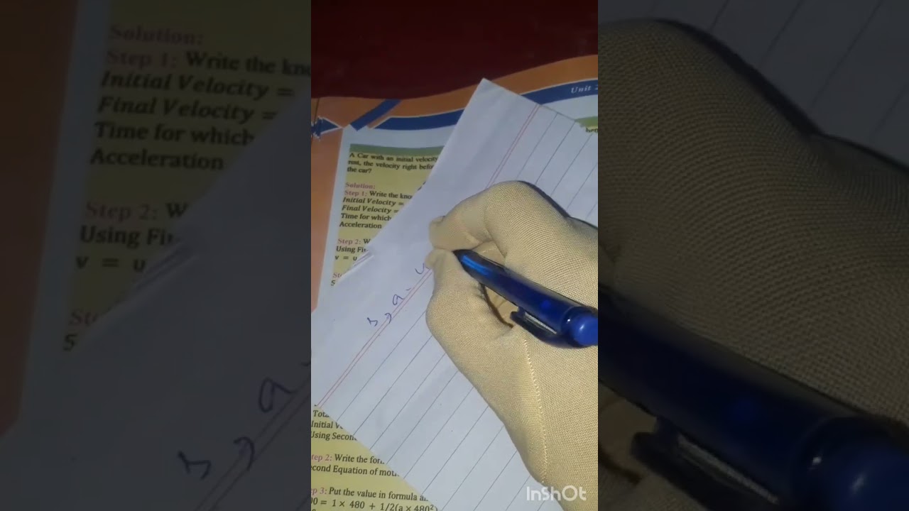 Numerical of 1 st equation 