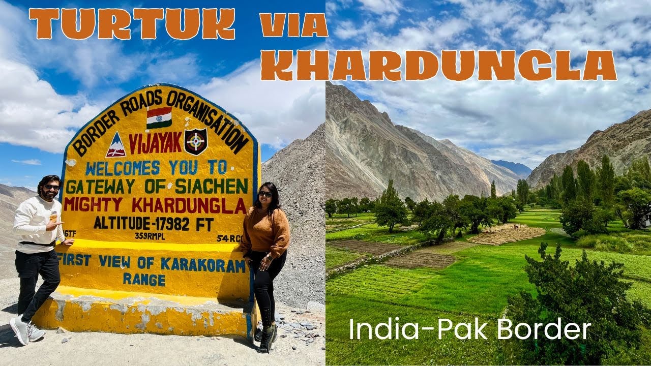 EP-3 | Leh to Turtuk By Road | Khardungla Pass | Flat Tyre, Stunning Views & A Warm Stay