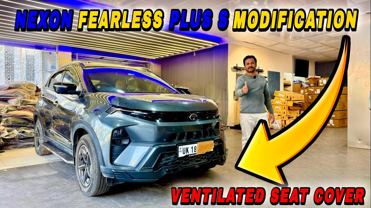Nexon fearless plus s modified ✅ Ventilated Seat Cover ✅ NEXON 2026 MODIFIED✅ NEXON FEARLESS EV 2026