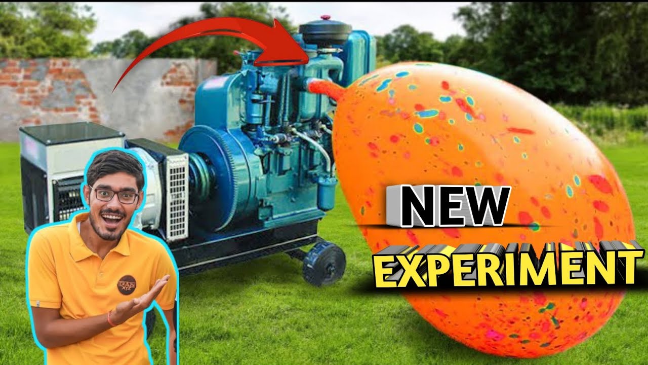 Monster Balloon VS Diesel Engine | क्या ये इंजन बड़े गुब्बारे को फाड़ देगा? | New Experiment 2024