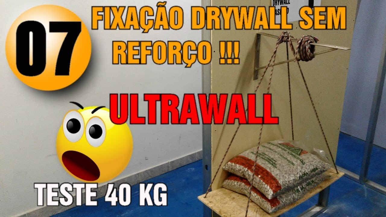 COMO FIXAR OBJETOS PESADOS SEM REFORÇO PAREDE DRYWALL AULA 07