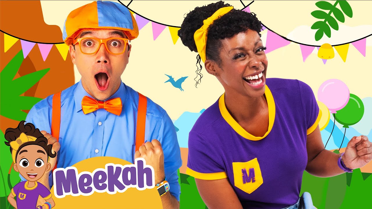 Blippi Wiggle | Dance with Meekah! | Educational Videos for Kids | Blippi and Meekah Kids TV