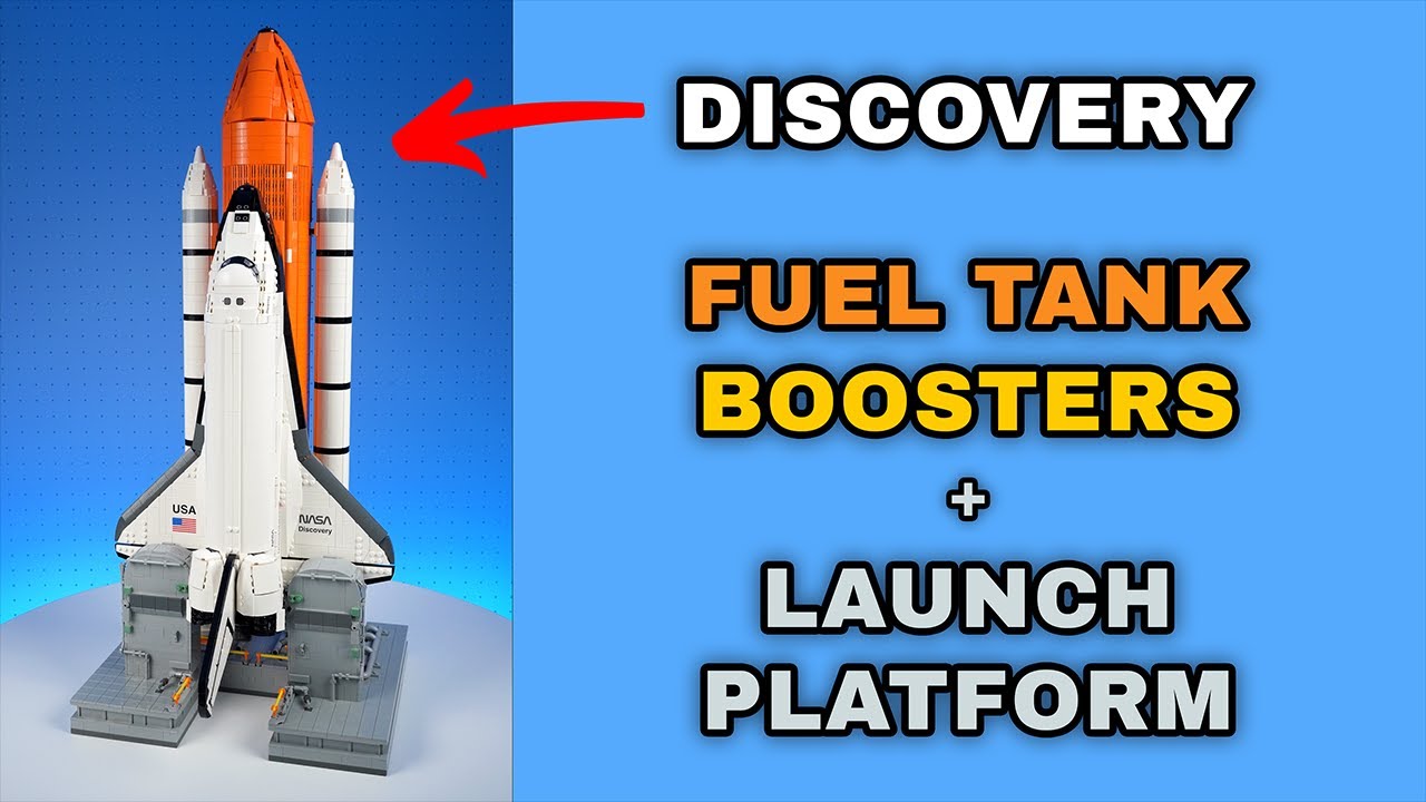 Lego Space Shuttle Discovery — УСКОРЕННАЯ версия!