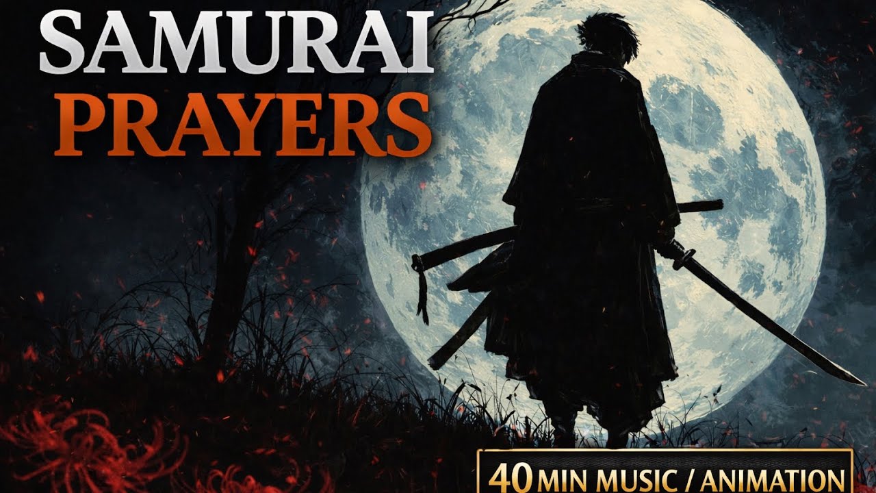 Samurai Prayer Under the Moon | Dark Japanese Meditation Music