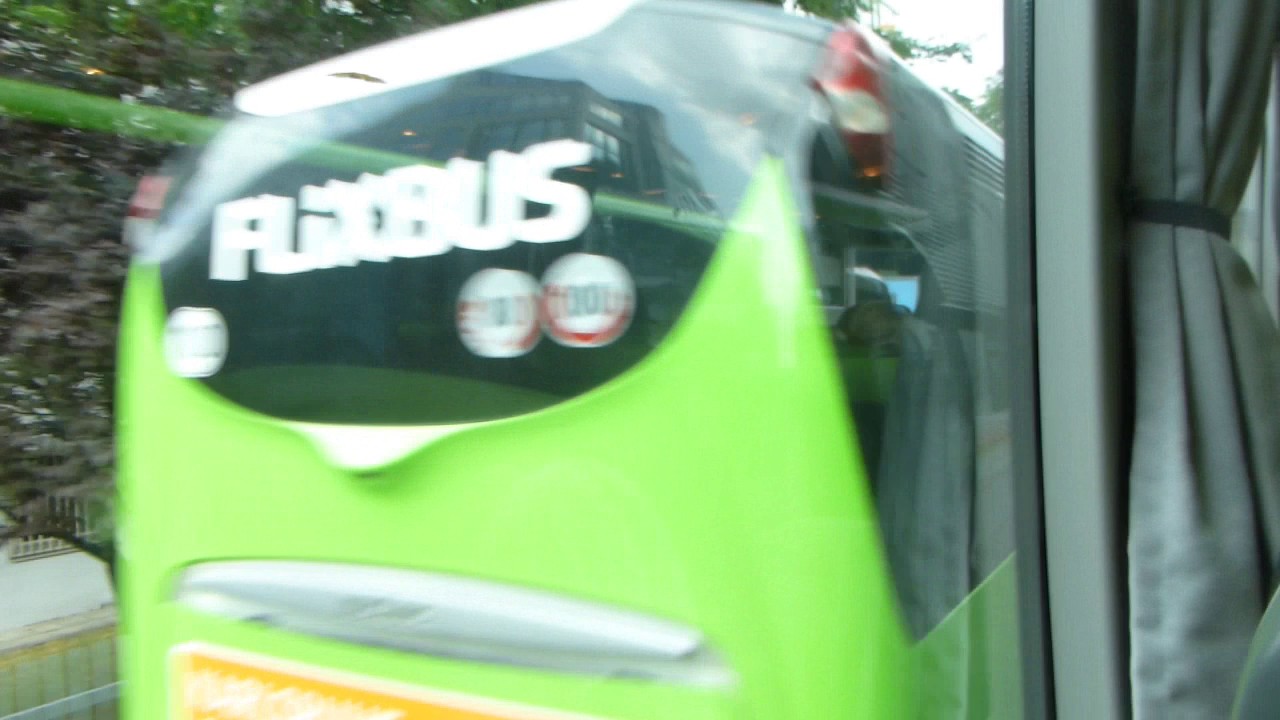 FLIXBUS Abfahrt ZOB München Ansage Fahrer