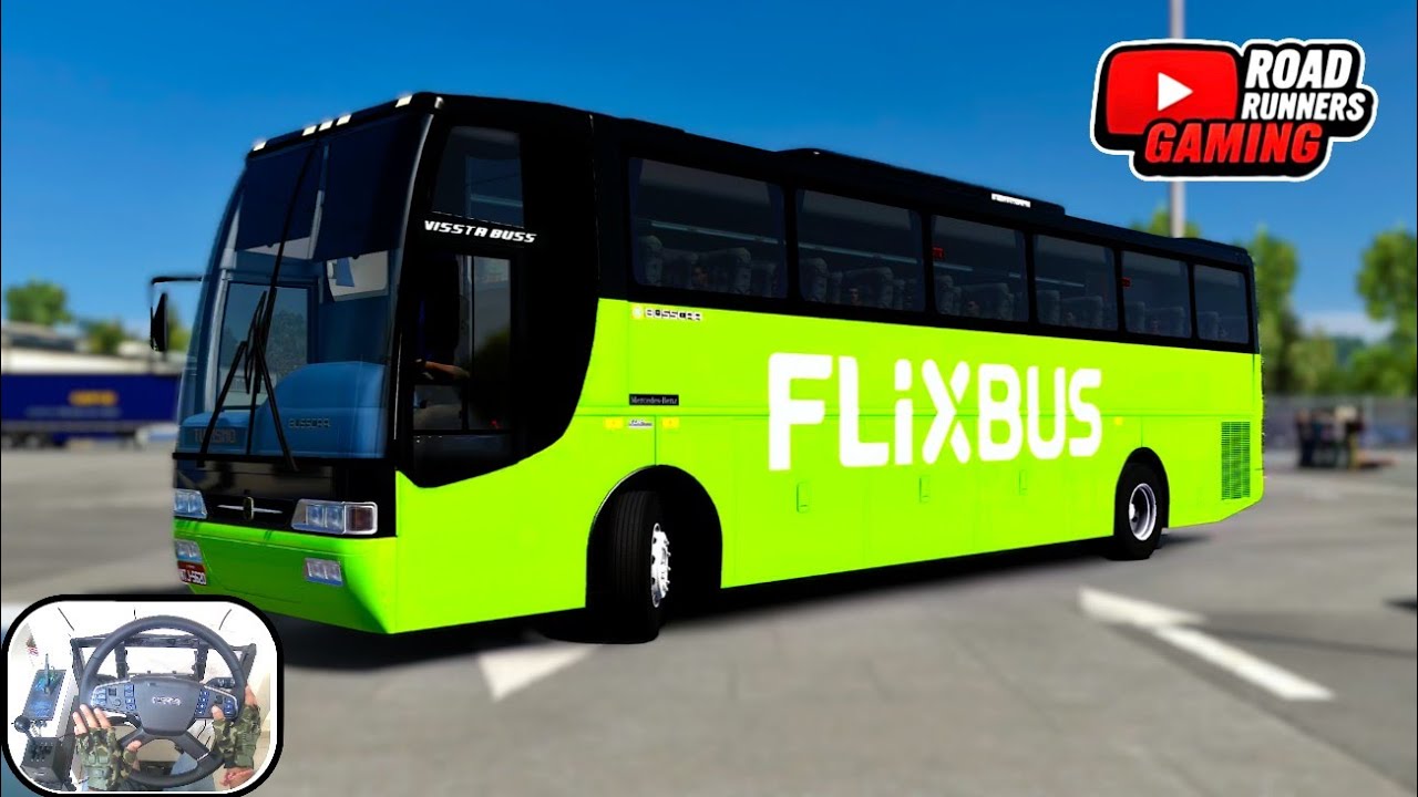 Speedy & Risky Highway Bus Drive | Busscar Vissta Buss 1999 | ETS2 4K HDR
