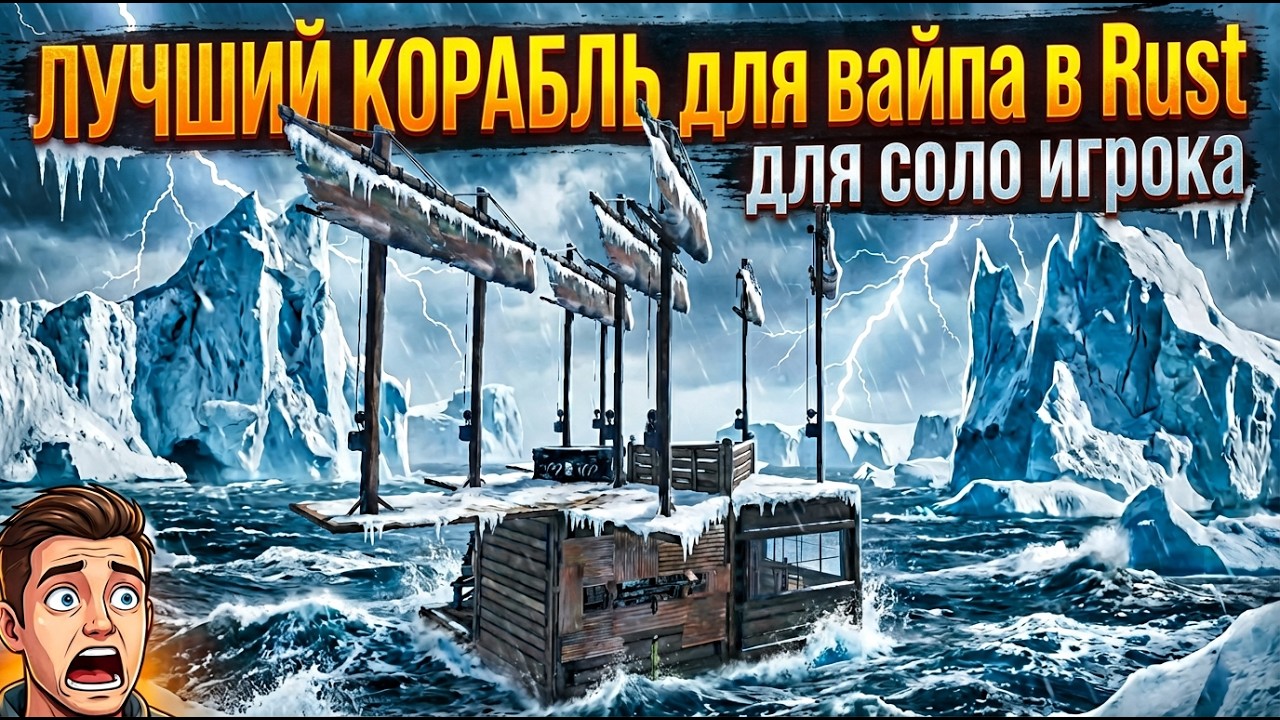 Гайд на ЛУЧШИЙ КОРАБЛЬ для вайпа в Rust | Раст Для СОЛО игрока
