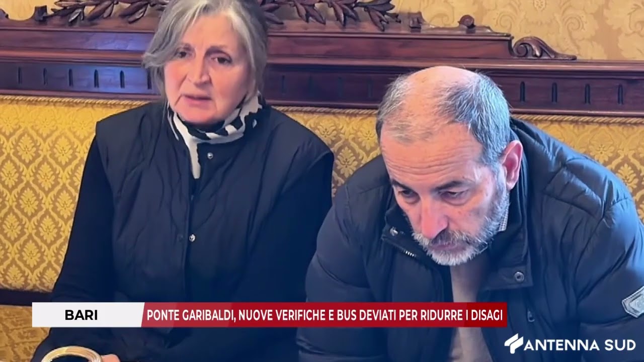 9 MARZO 2026 - BARI: PONTE GARIBALDI, NUOVE VERIFICHE E BUS DEVIATI PER RIDURRE I DISAGI