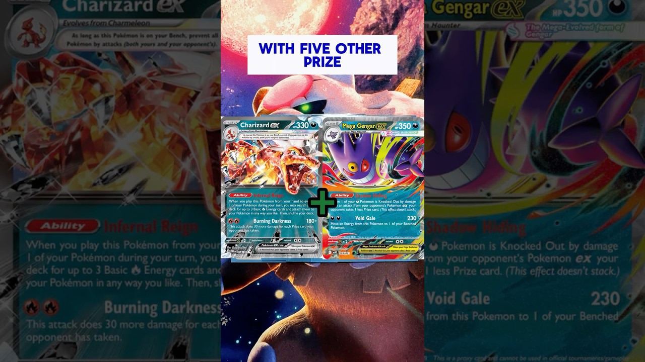 Список колод Charizard ex W/ Mega Gengar ex | Mega Evolution | Phantasmal Flames | Pokemon TCG
