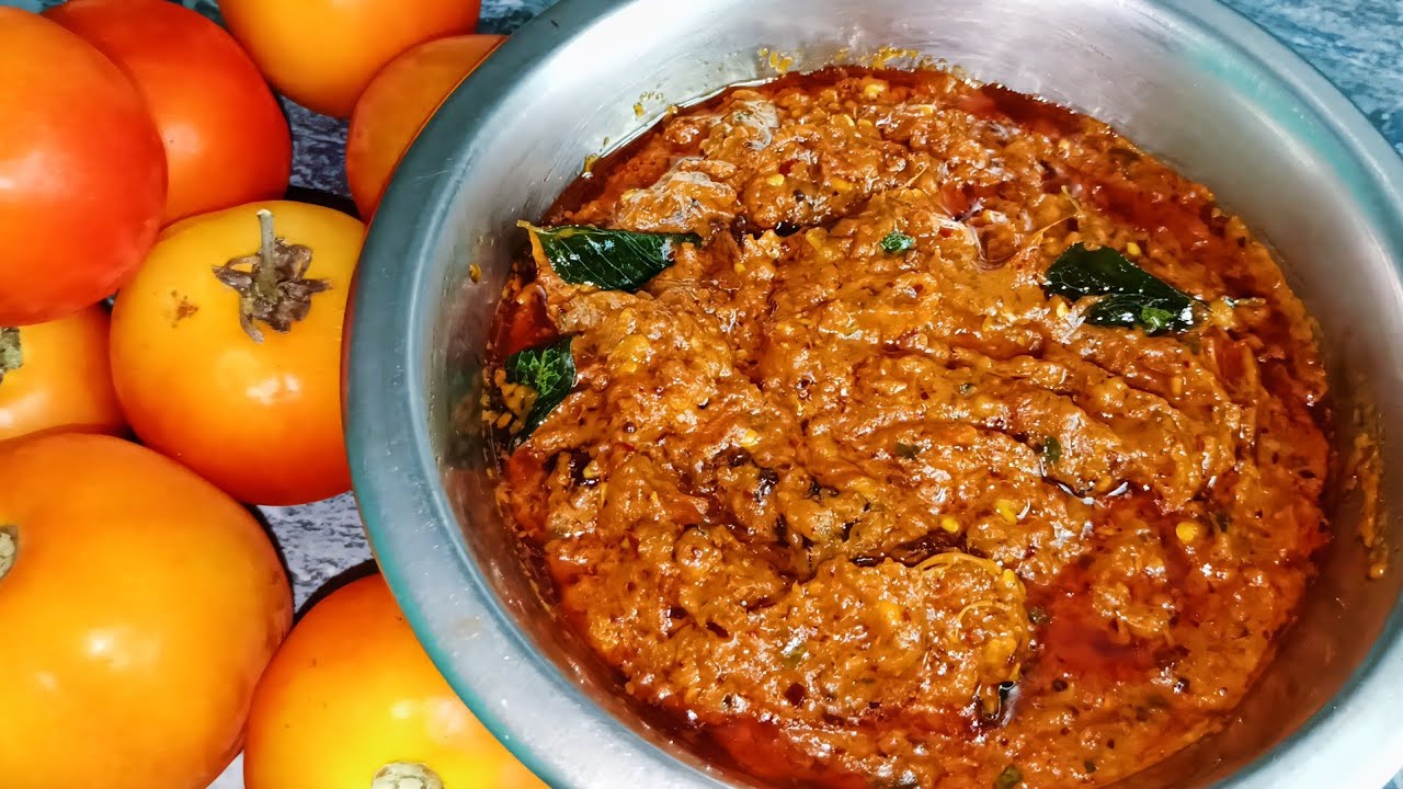 👉 టమాటా పచ్చడి 😋 ఇలా చేసారంటే మళ్ళీ మళ్ళీ ఇలానే చేస్తారు Very tasty and spicy tomato pickle recipe 