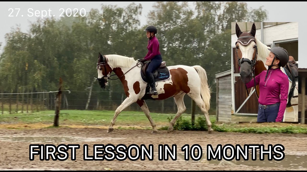 FIRST DRESSAGELESSON IN 10 MONTHS - ENGLISH VLOG - IDA SKAFTE AND WHAT A SPOT 27. SEPTEMBER 2020