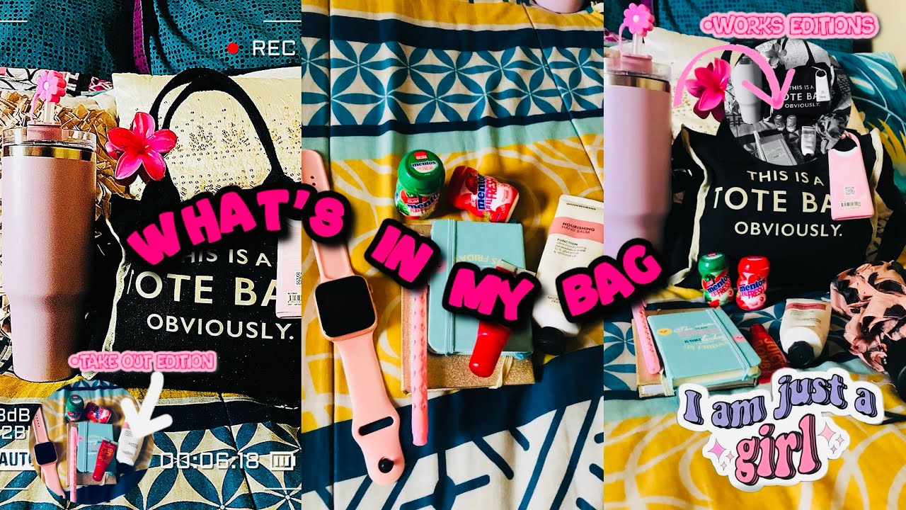 WHAT’s IN MY TOTE BAG !:) : everyday to go essential 2026🎀🥹🇿🇦🫧