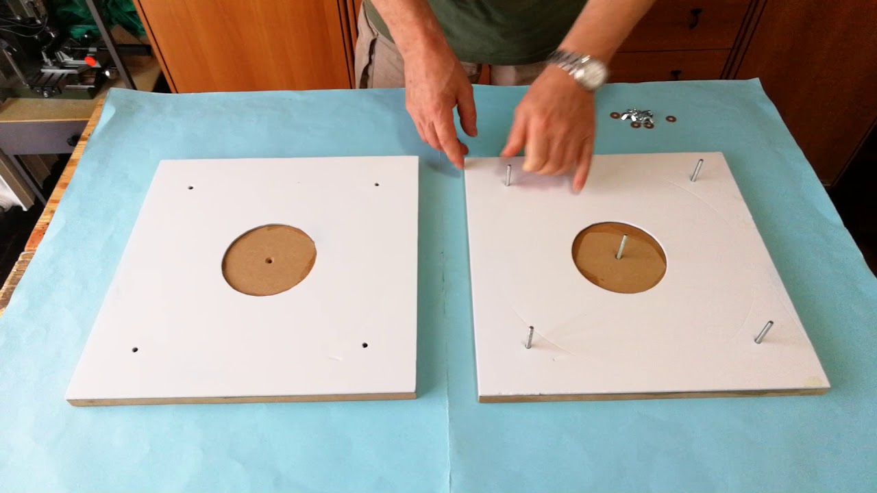 Spianare un vinile deformato. Flatten a deformed vinyl.