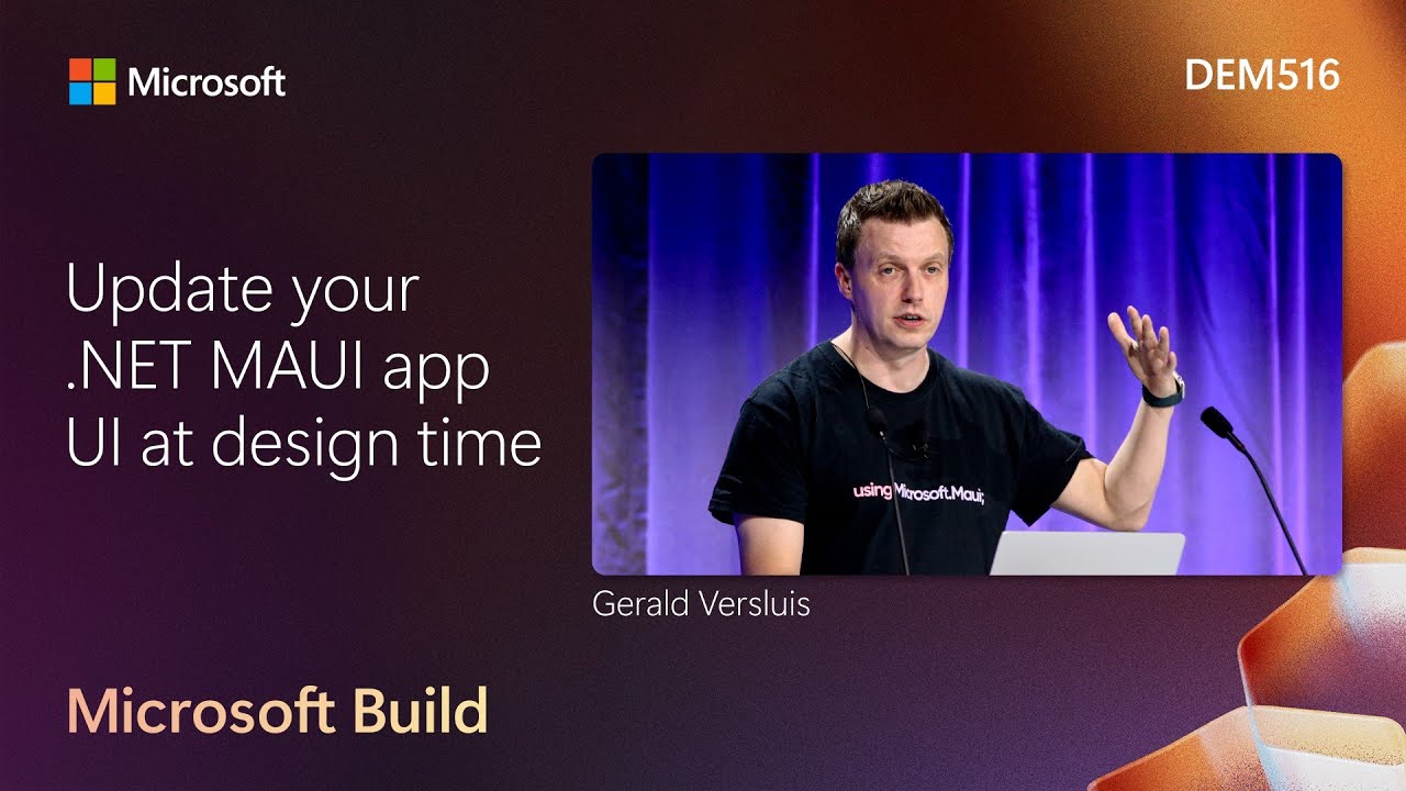 Update your .NET MAUI app UI at design time | DEM516