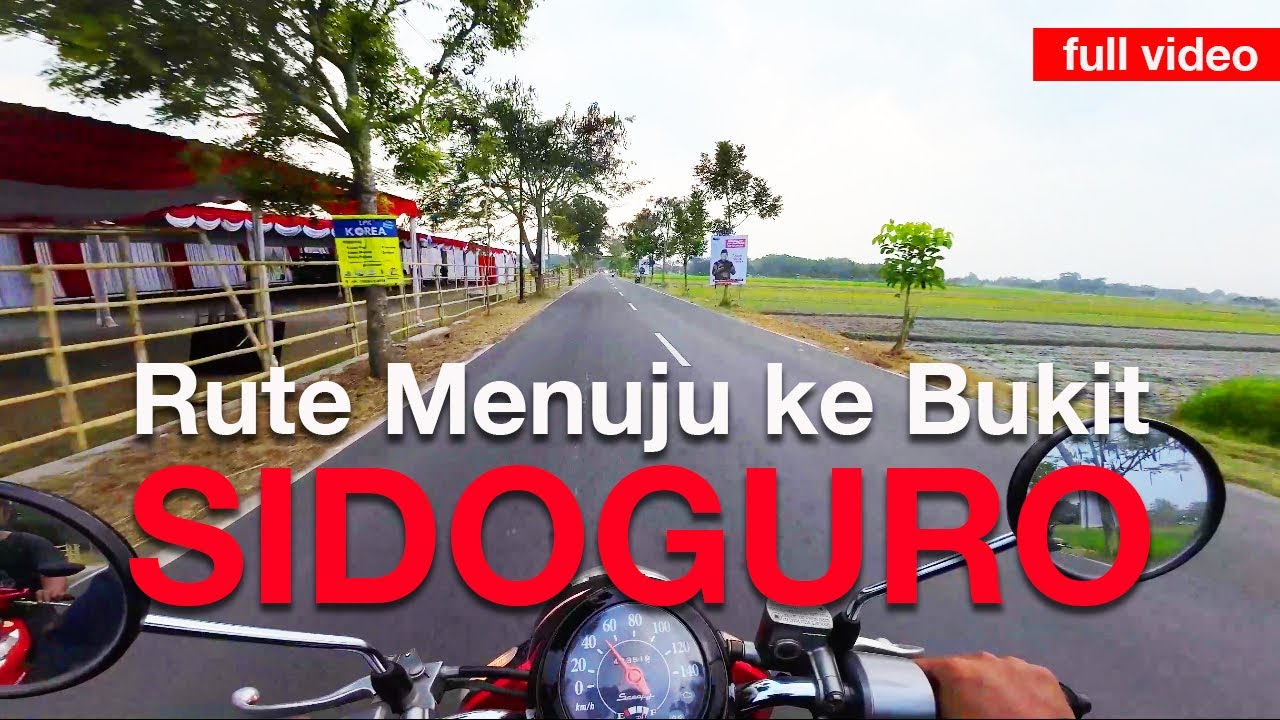 Rute lengkap menuju Bukit Sidoguro Klaten