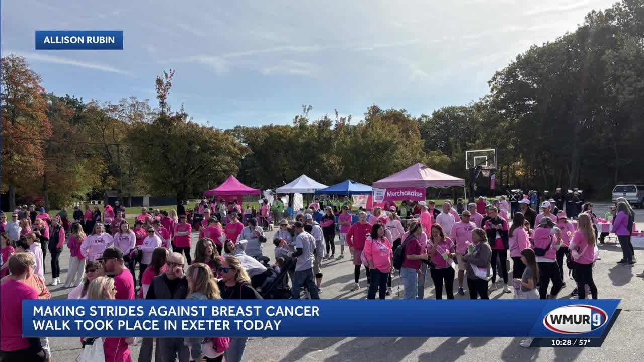 Making Strides Against Breast Cancer Walk in Exeter honors survivors, raises money for research