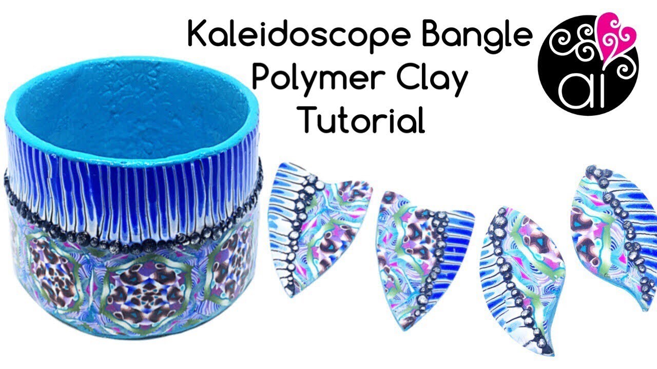 Kaleidoscope Bangle | Polymer Clay Tutorial with Caneworks