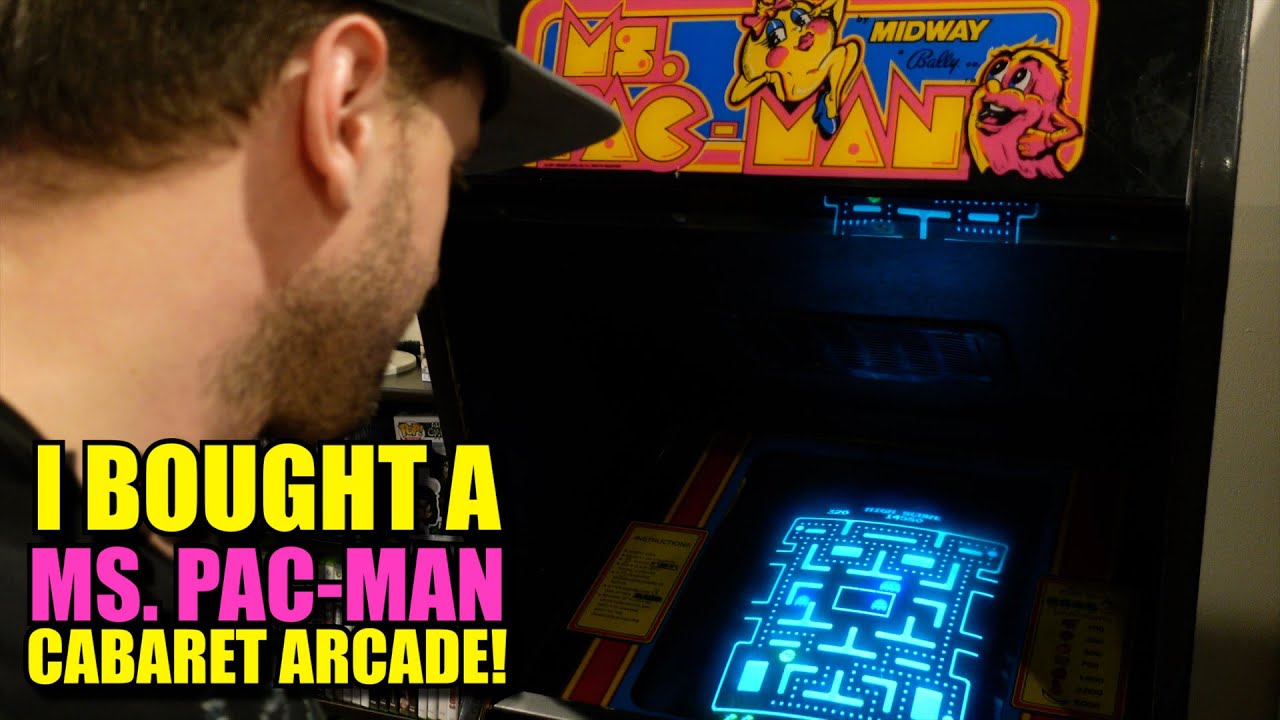 I Bought a MS. PAC-MAN Cabaret Arcade!