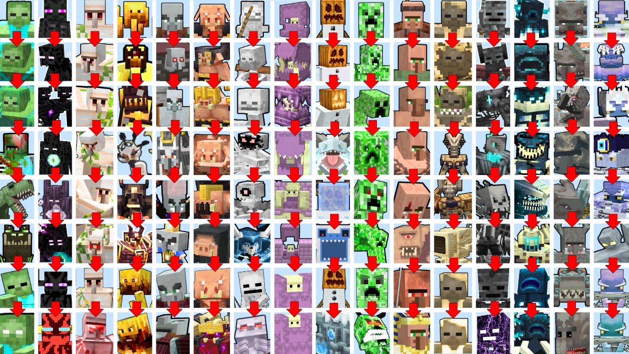 ULTIMATE MOB EVOLUTION TOURNAMENT | Minecraft Mob Battle