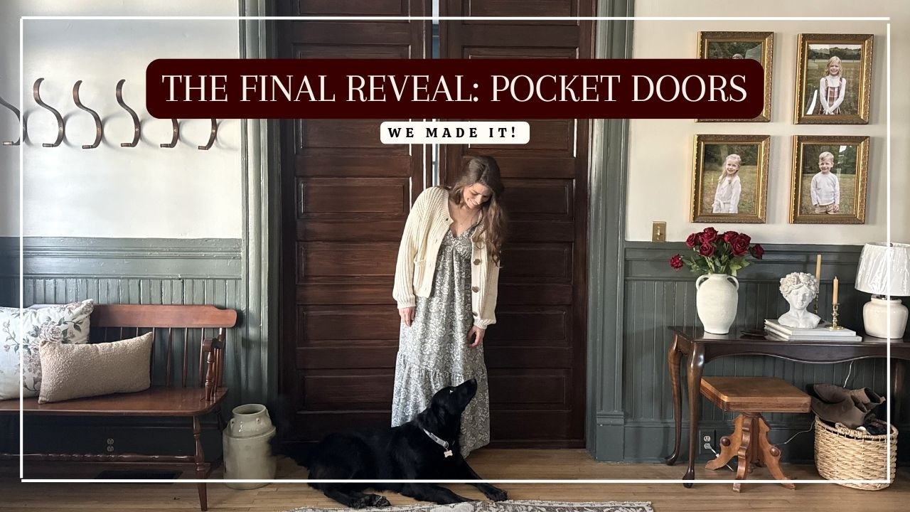 THE COMPLETE RESTORATION OF MY POCKET DOORS