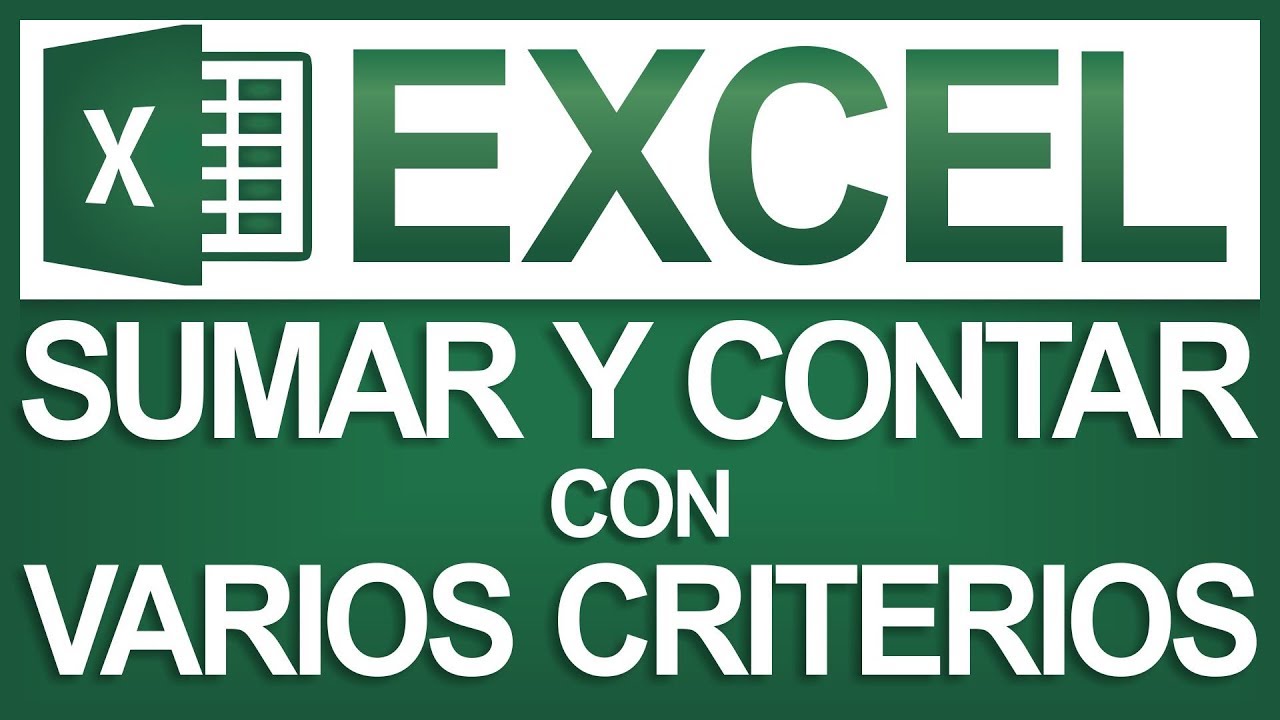 Sumar.Si y Contar.Si con Varios Criterios en Excel - Dostin Hurtado
