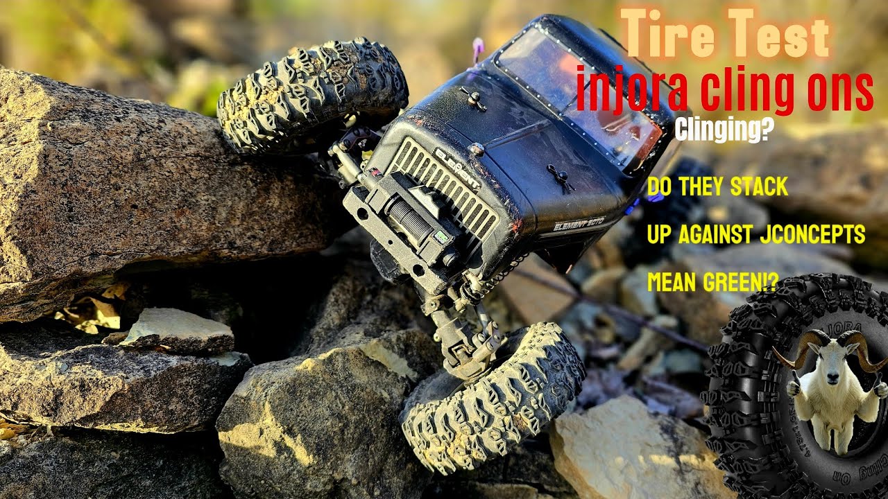 Just a Clingin! Injora Tire Test... Would I buy these over a set of jconcepts? Yes, I would!