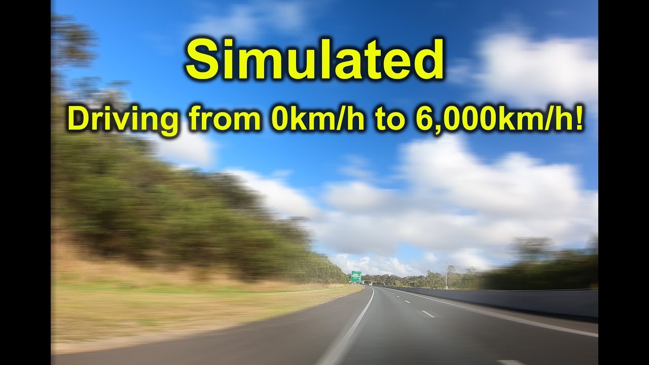 Amazing Experience  - accelerate 0 to 6,000km per hr- Captured with Gopro Hero 7
