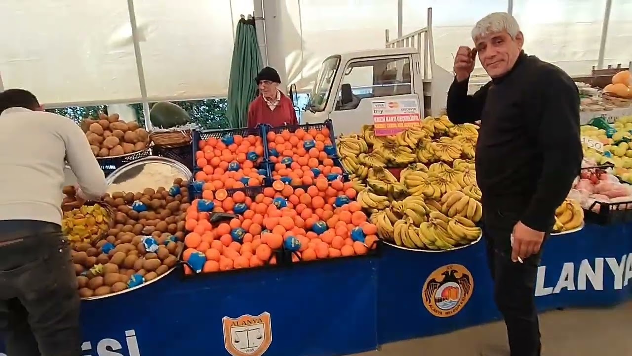 Рынок в Турции зимой, цены классные😀