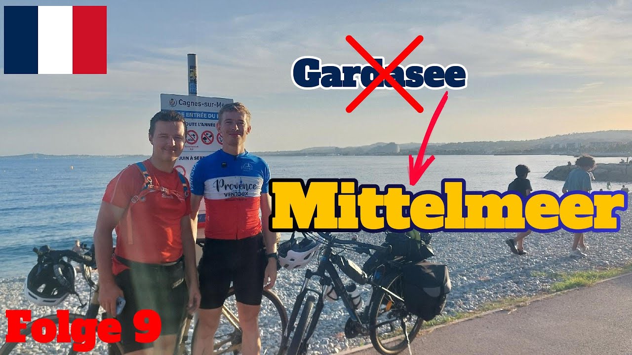 100 km Abfahrt bis zum Mittelmeer! Wir erreichen Nizza! - Tour de Sanremo -Folge 9