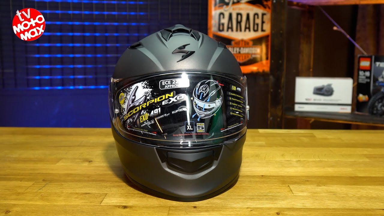 Scorpion EXO-491, güncel ECE 22.06 sertifikalı full face kask
