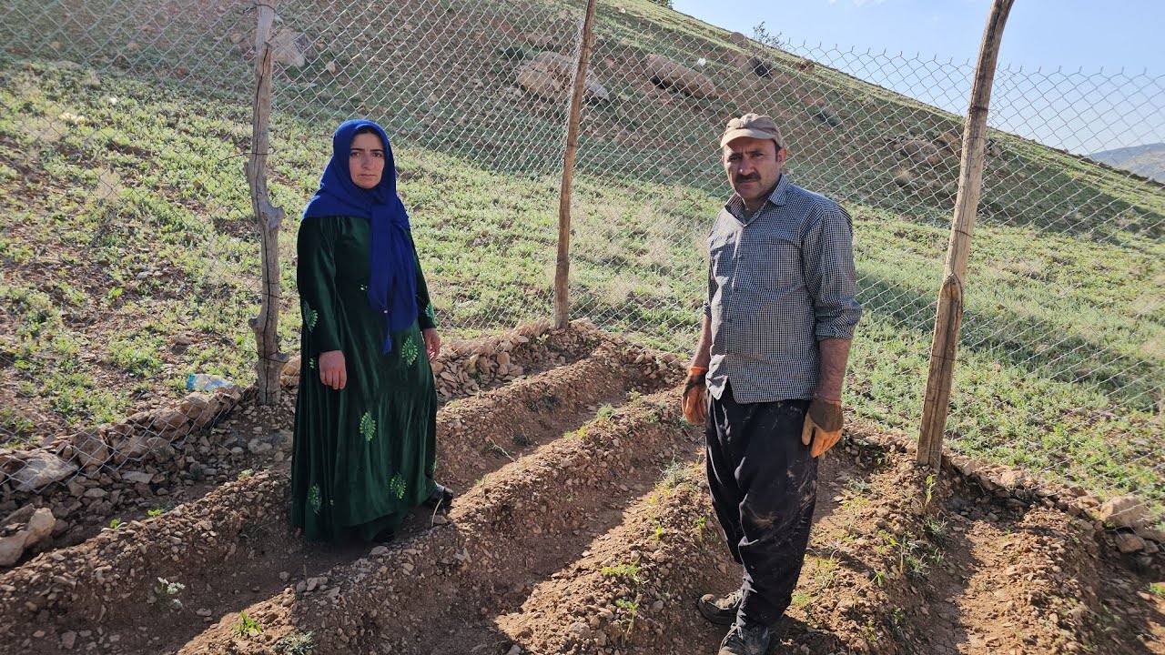In the Heart of the Mountain: How did Ahmad and Farideh continue after the garden was damaged?