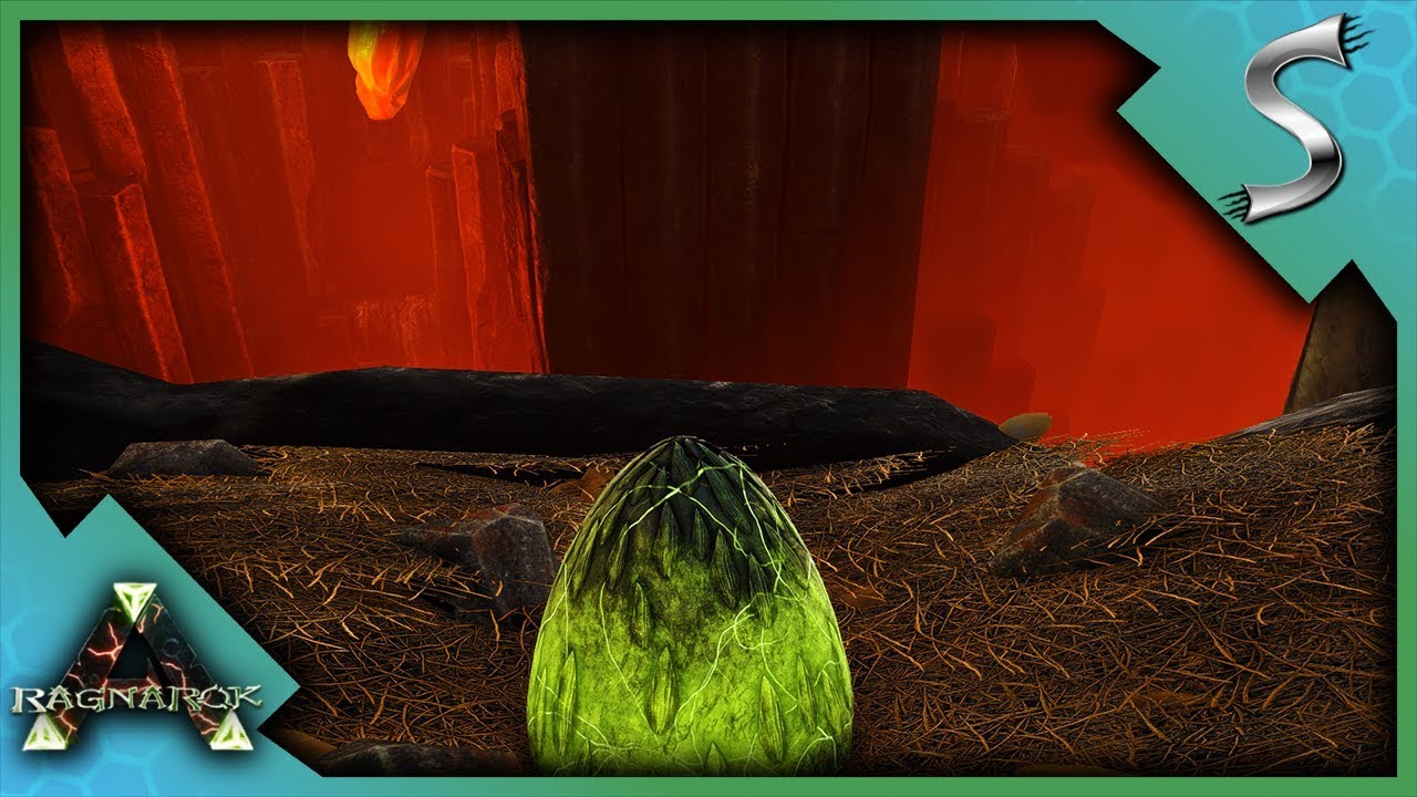 STEALING POISON WYVERN EGGS! HIGH LEVEL POISON WYVERN RAISING! - Ark: RAGNAROK [DLC Gameplay E77]