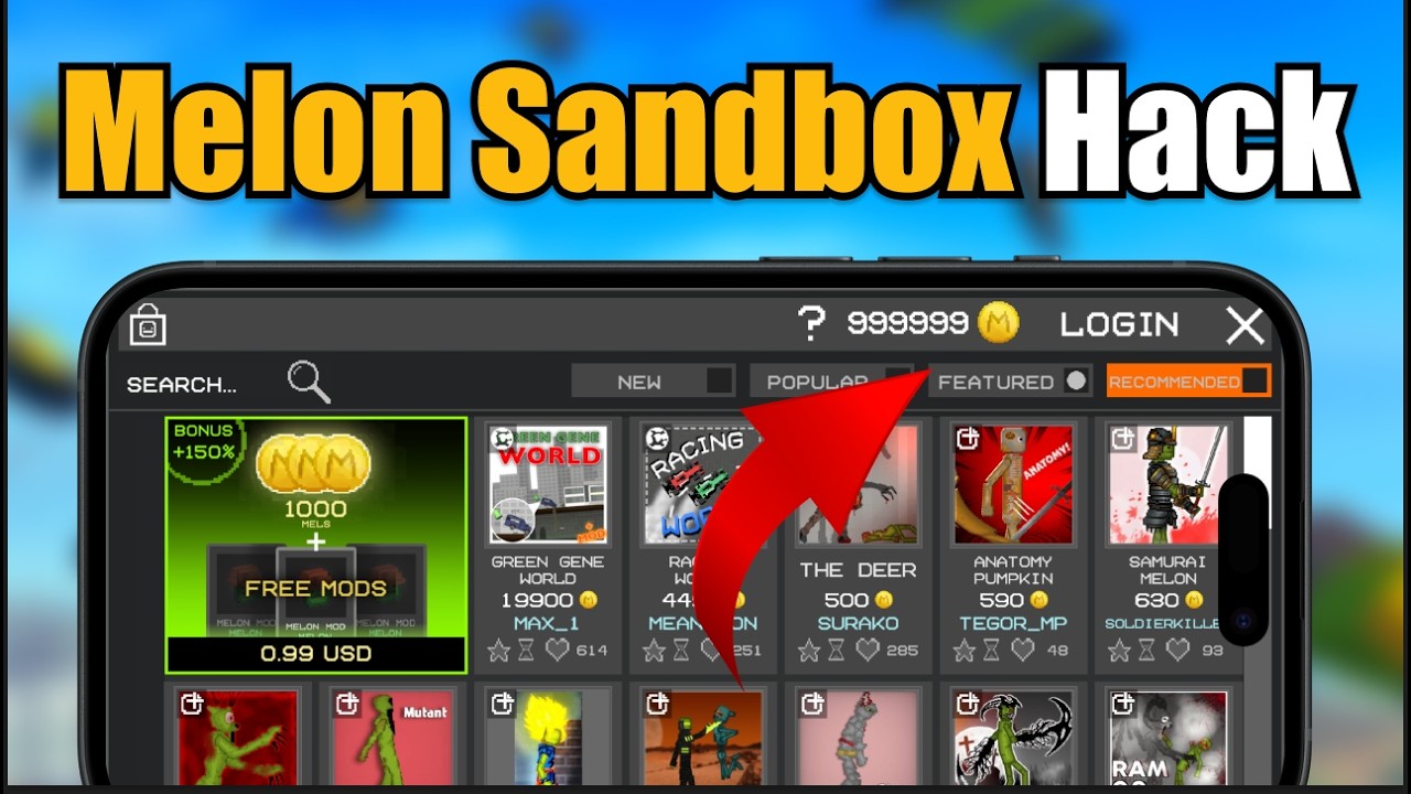 Melon Sandbox/Playground Hack ✅ How to Get Unlimited Coins (iOS & Android)