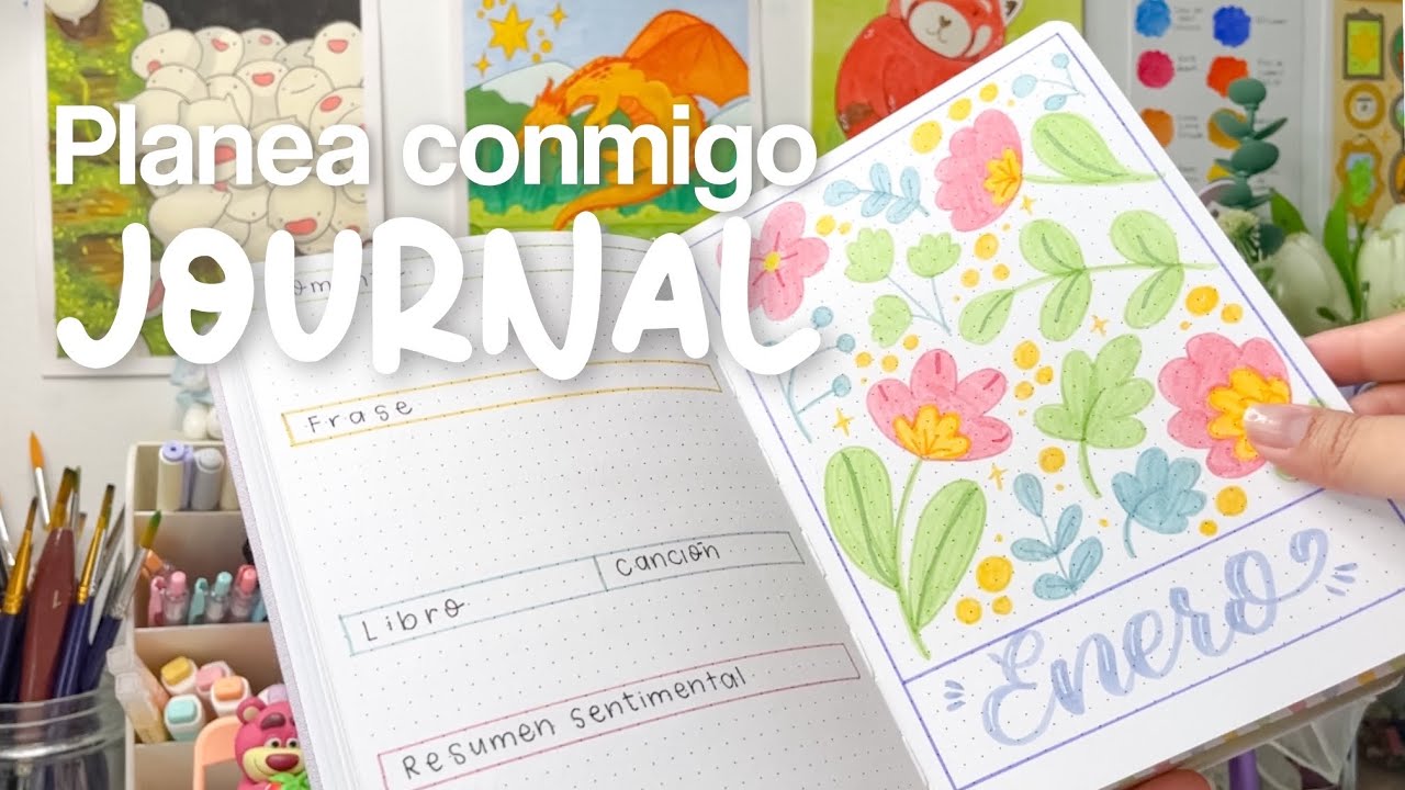 Bullet Journal Enero ✨🌷 Planea Conmigo