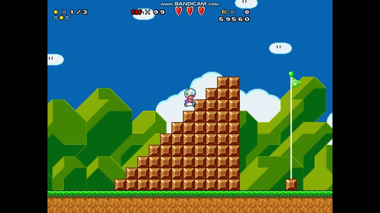 super mario in the lost worlds 1-1 1-2 (smbx2 beta 1.5)